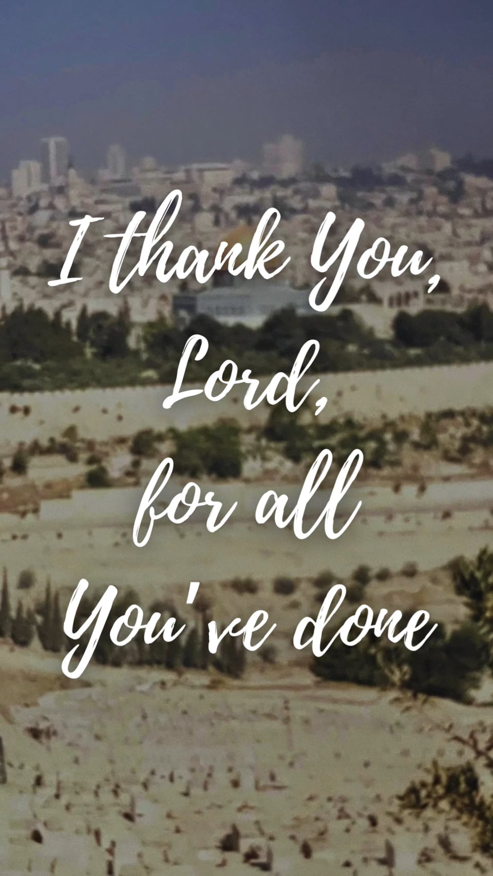 I Love You, Lord