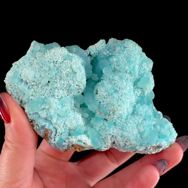 Smithsonite on Aurichalcite (classic material)