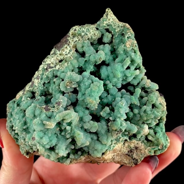 Chrysocolla coated by Quartz