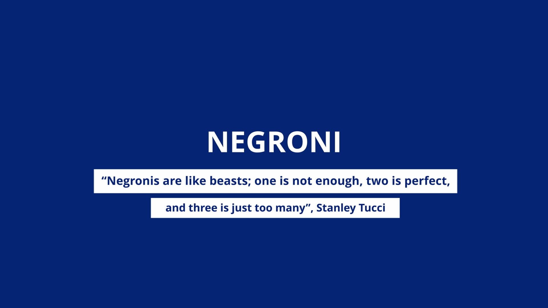 Negroni
