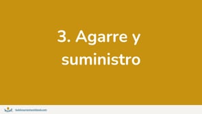 3. Agarre y suministro