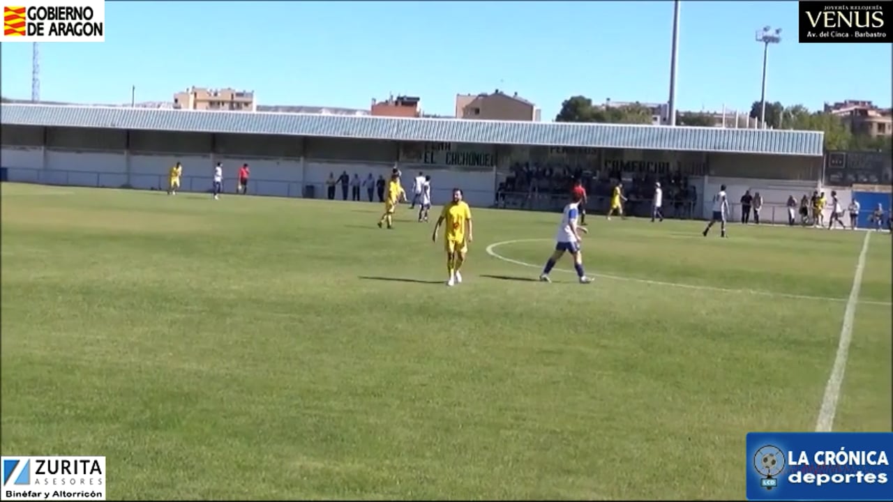 (RESUMEN Y GOL) UD Casetas 1-0 CD Robres / J2 - Regional Preferente G1