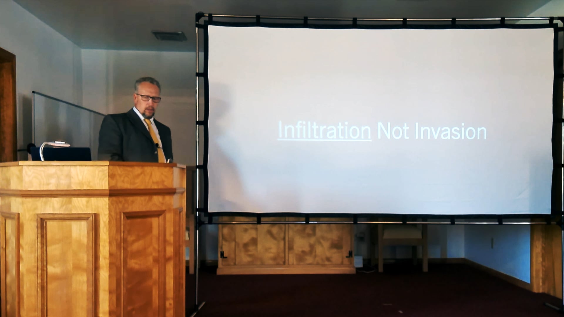 Infiltration not Invasion