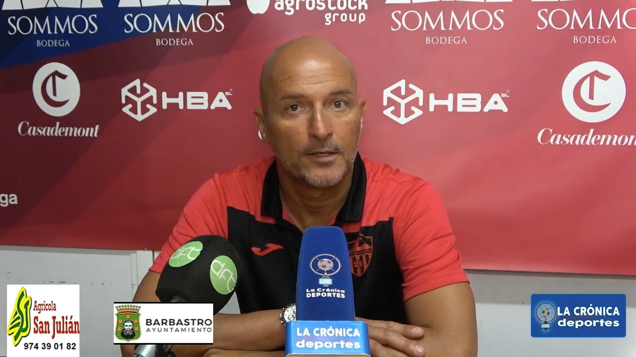 ISMAEL MARIANI (Entrenador Monzón) UD Fraga 0-3 AT Monzón / Jor. 2 - Tercera Rfef