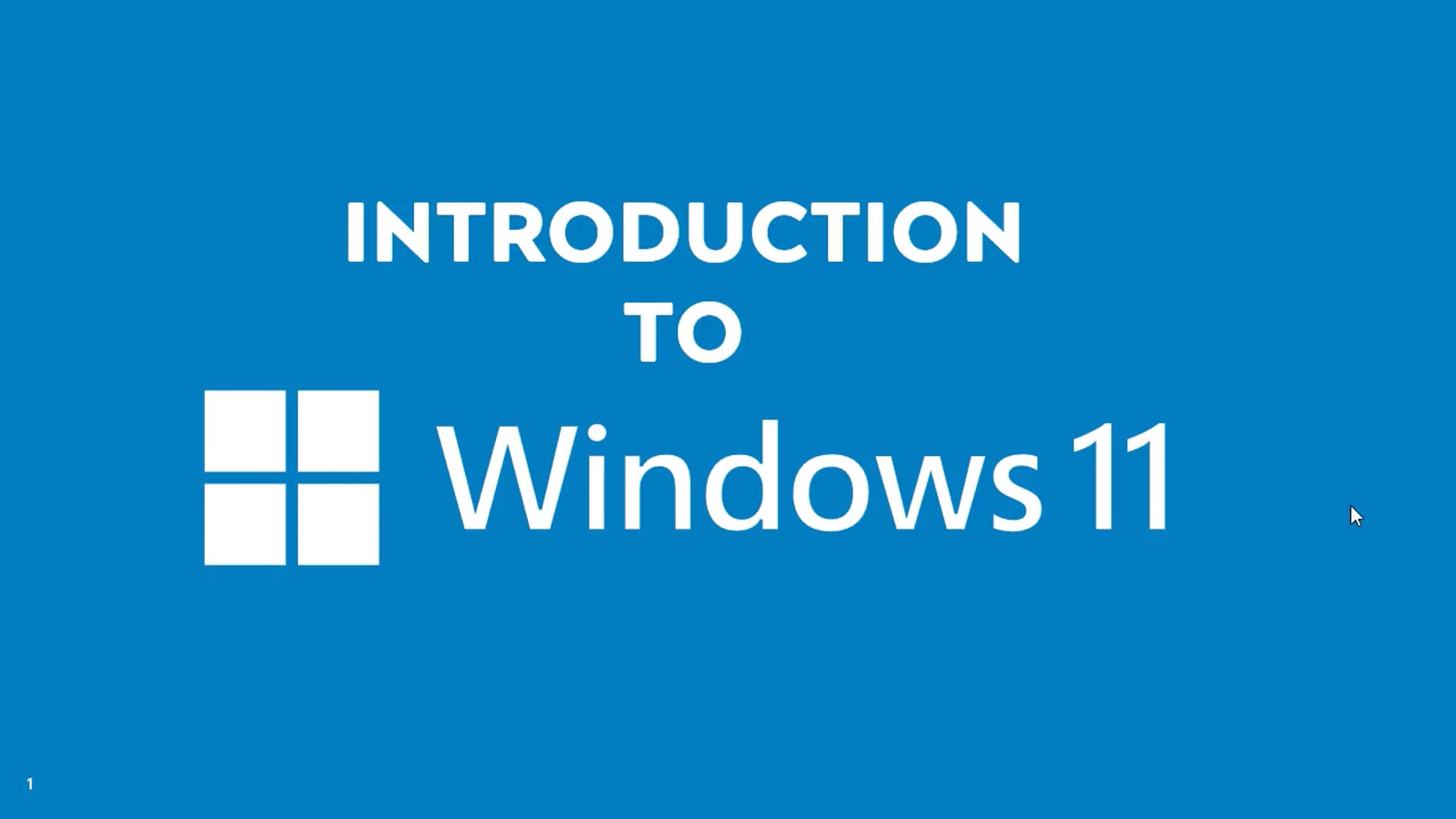 Windows 11 interface and features overview