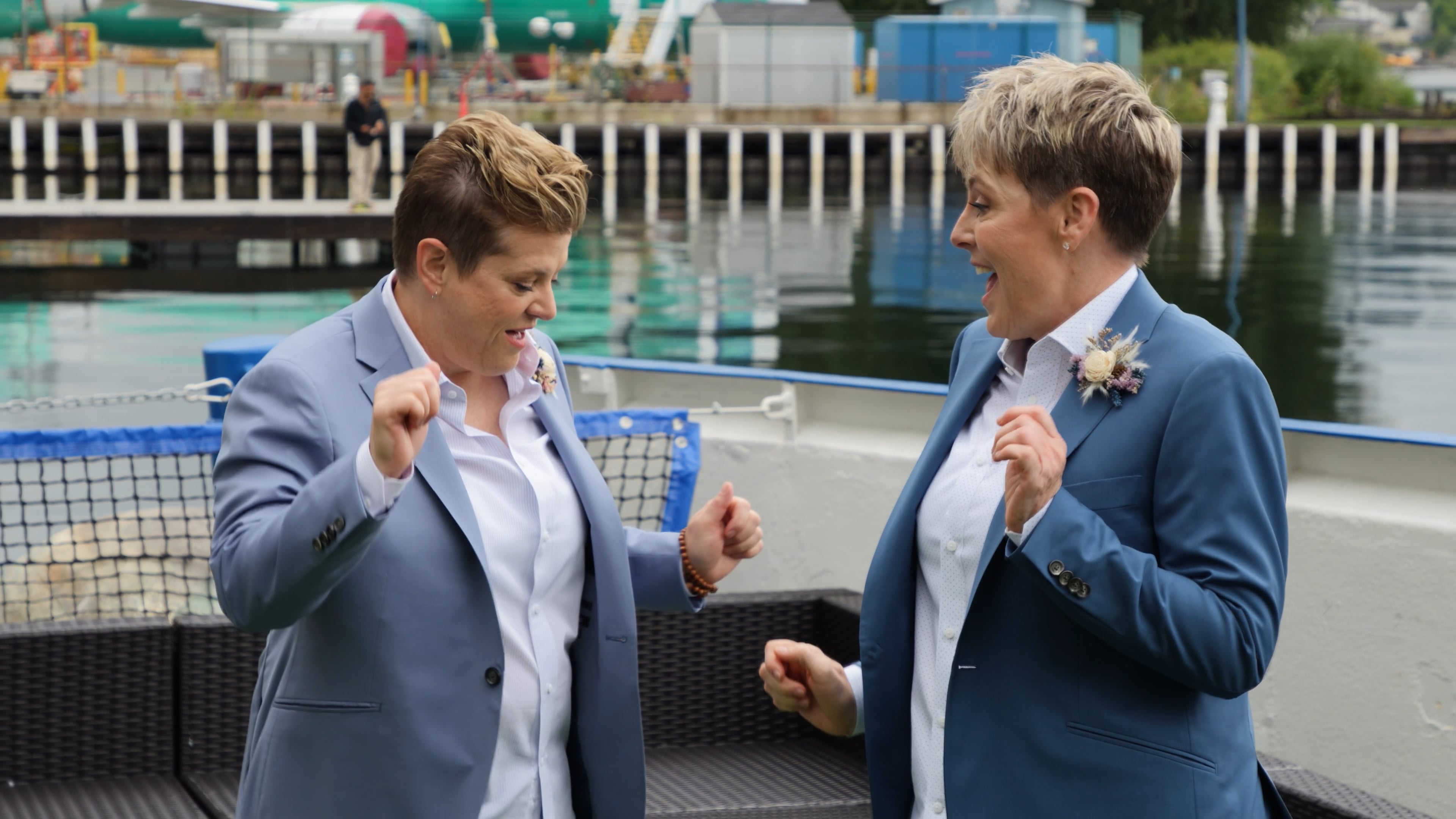 Teresa + Beck_Trek Ferry at Hyatt Regency