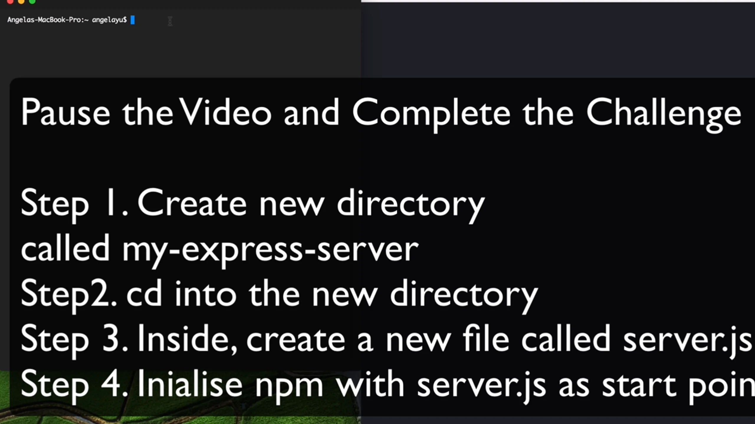 Creating Our First Server with Express