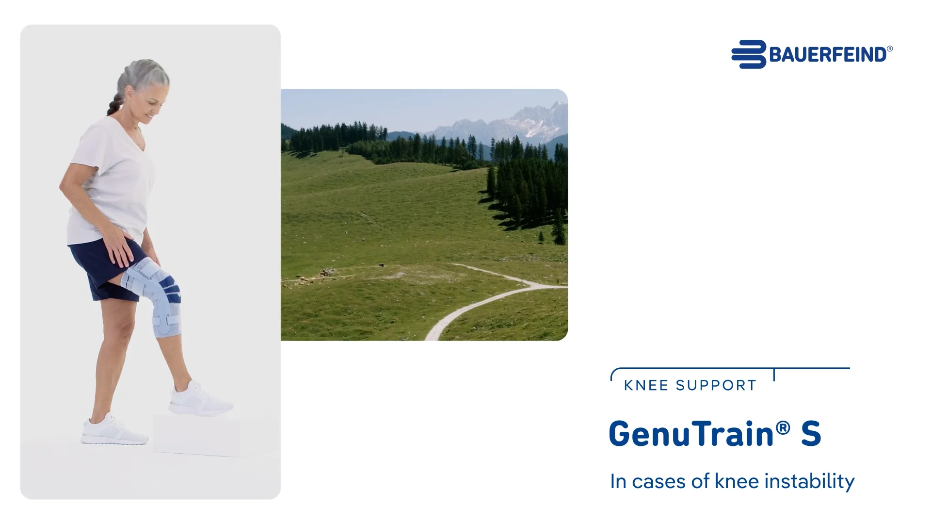 Hinged Knee Brace | GenuTrain S | Bauerfeind