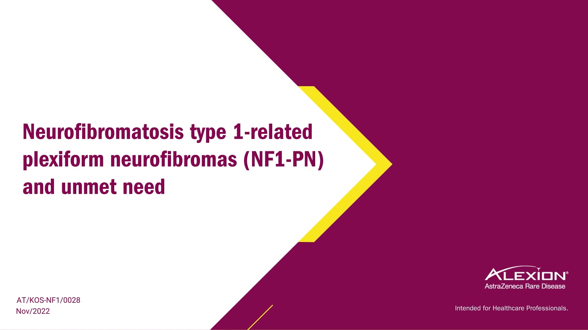 NF1-PN and unmet need