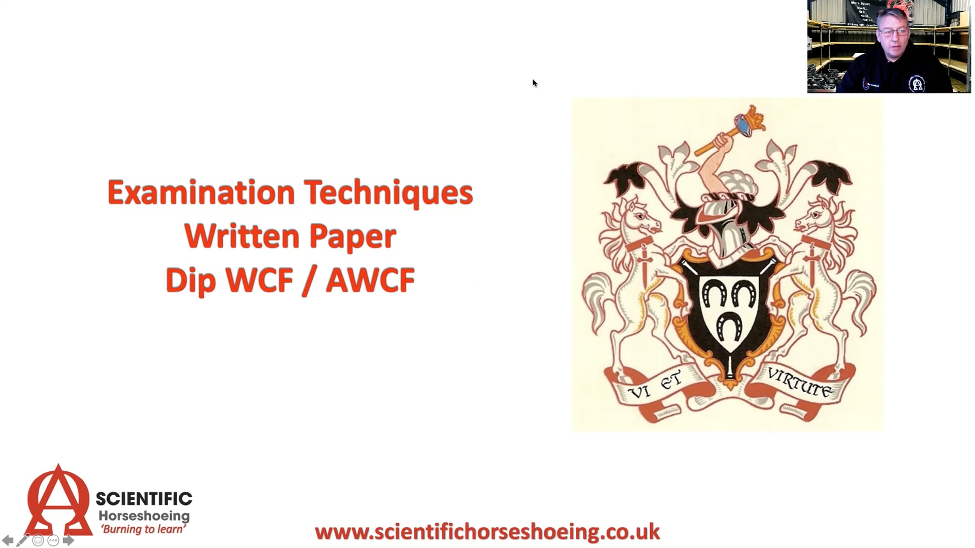 written examination techniques for Diploma level candidates Neil Madden FWCF