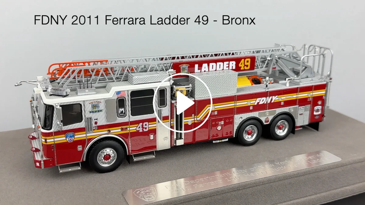 Fire Replicas Fire Department City of New York 2011 Ferrara Ladder
