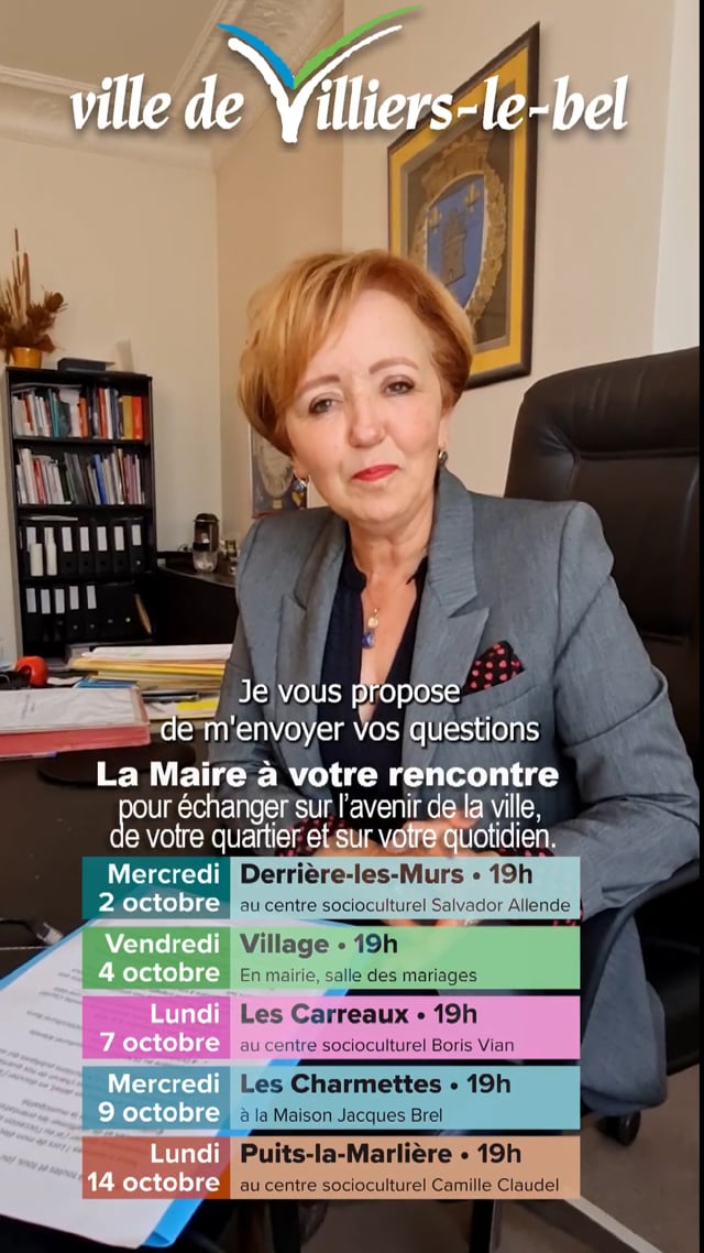 Vimeo Video : La Maire vient à votre rencontre