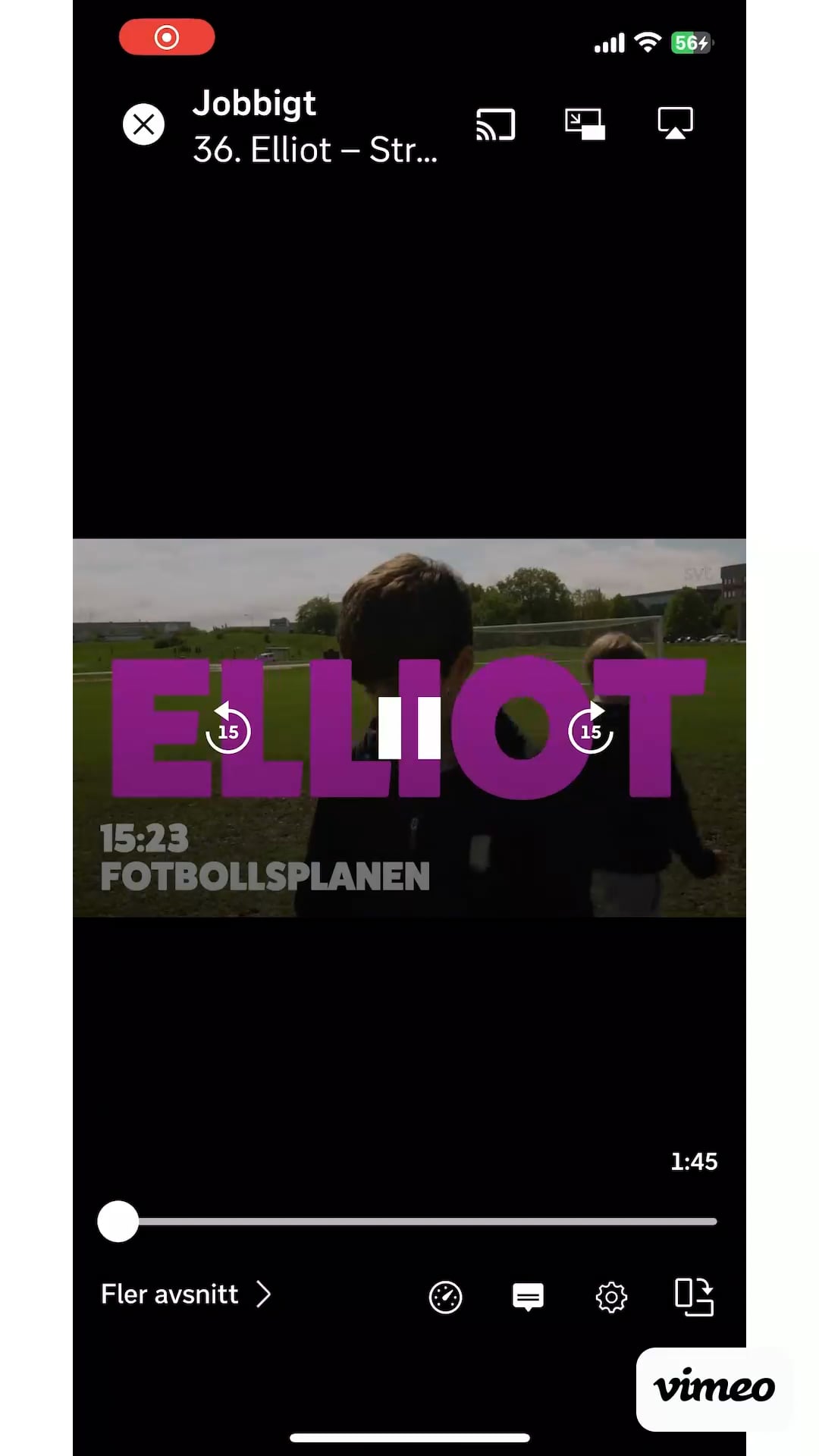Elliot fotbollsplanen, SVT play Jobbigt Sommar 2021