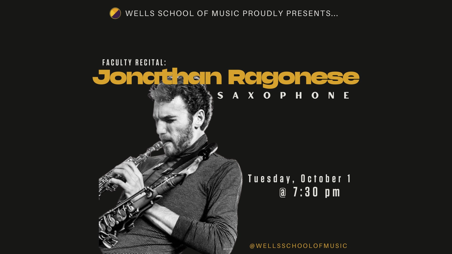 10.01.2024 Faculty Recital: Jonathan Ragonese, saxophone | Videos ...