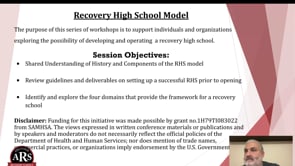 How to Start a Recovery High School Overview