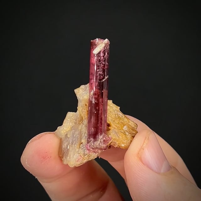 Tourmaline with Albite and Cookeite