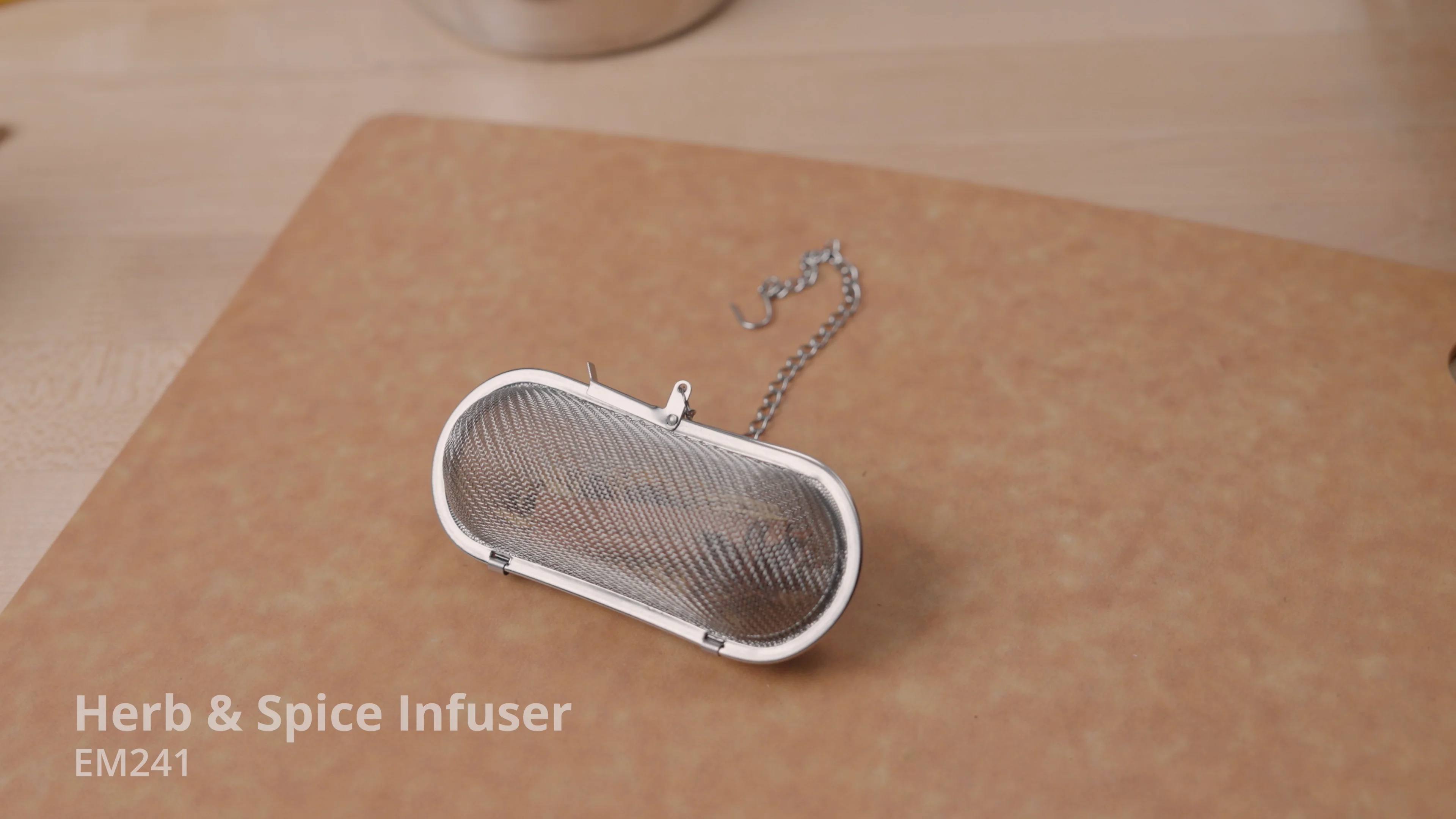 Adhoc Spice Bomb Stainless Steel Spice Infuser - Herb Infuser For Soups & Stews, Dishwasher Safe, 180ml Capacity