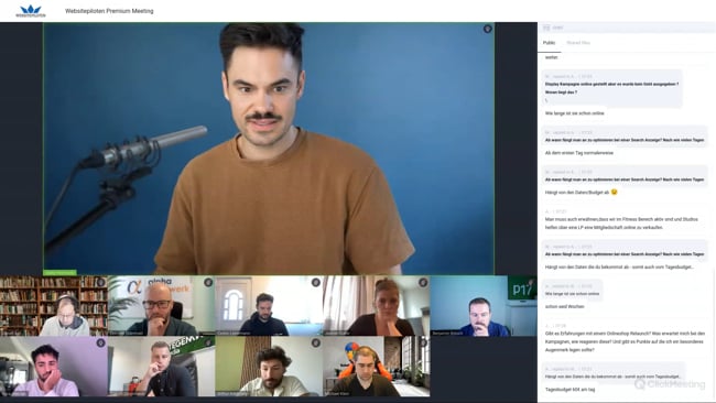 YouTube CAD, PMax Fragen, Accountinhalte kopieren & Keywords für Fitnessstudios mit Malte vom 19.09.24