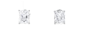 5.50 ct. t.w. CZ Stud Earrings in Sterling Silver