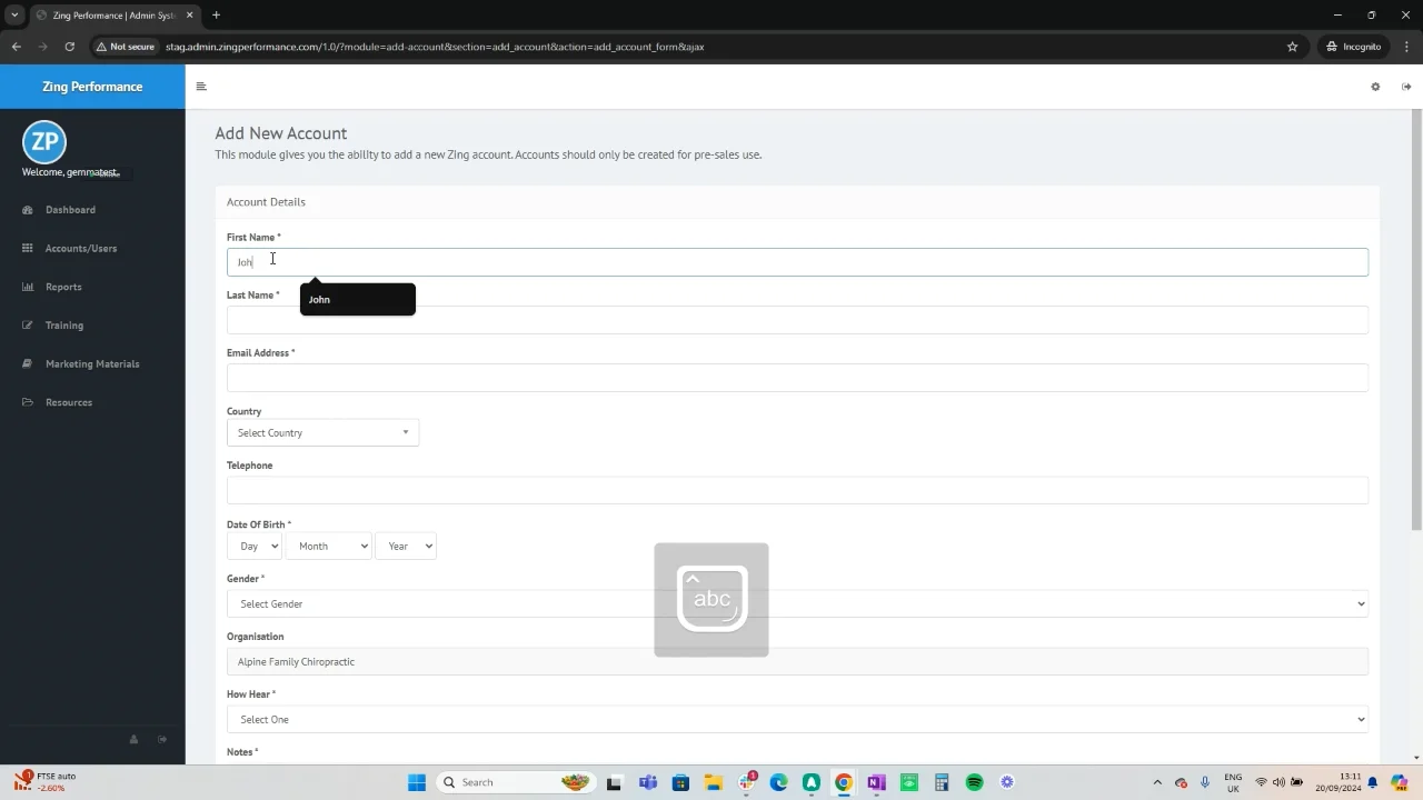 How To Set Up a New User