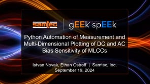 Webinar: Python Automation of Measurement and Multi-Dimensional Plotting of DC and AC Bias Sensitivity of MLCCs