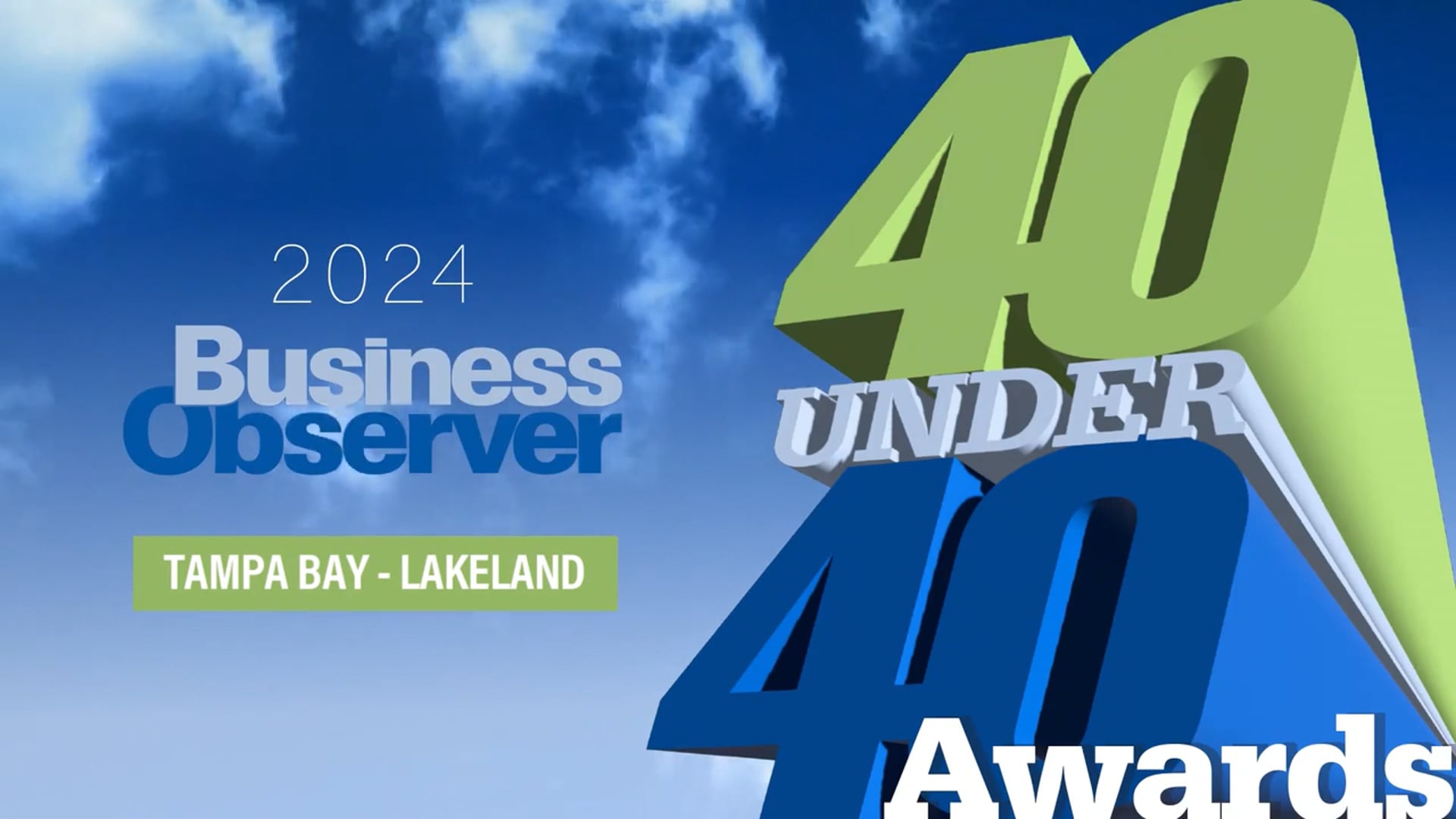 40 Under 40: Tampa Bay-Lakeland  (2024)