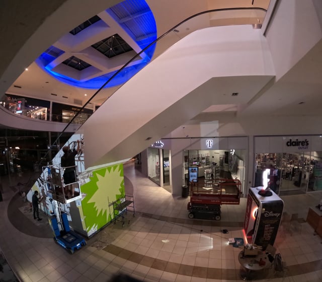 Fashion Outlets Art Installation Timelapse