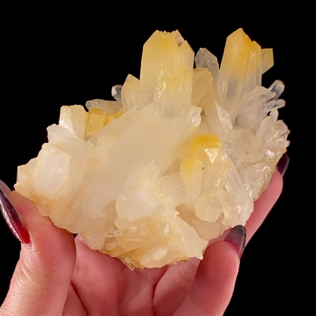 Quartz (''Mango'' Quartz) with Halloysite inclusions