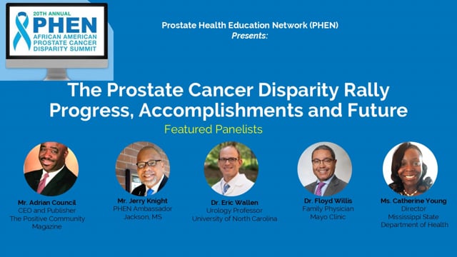 The Prostate Cancer Disparity Rally 4-year Progress and Accomplishments and Future Directions