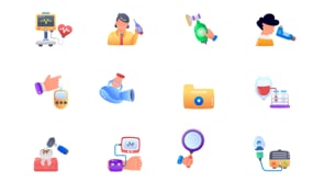Animated Medical Test Icon Set, a Duotone Icon by Prosymbols (Thumbnail 3 of 3)