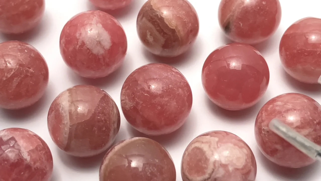 動画】アルゼンチン産インカローズAA++ スフィア・ラウンド15mm