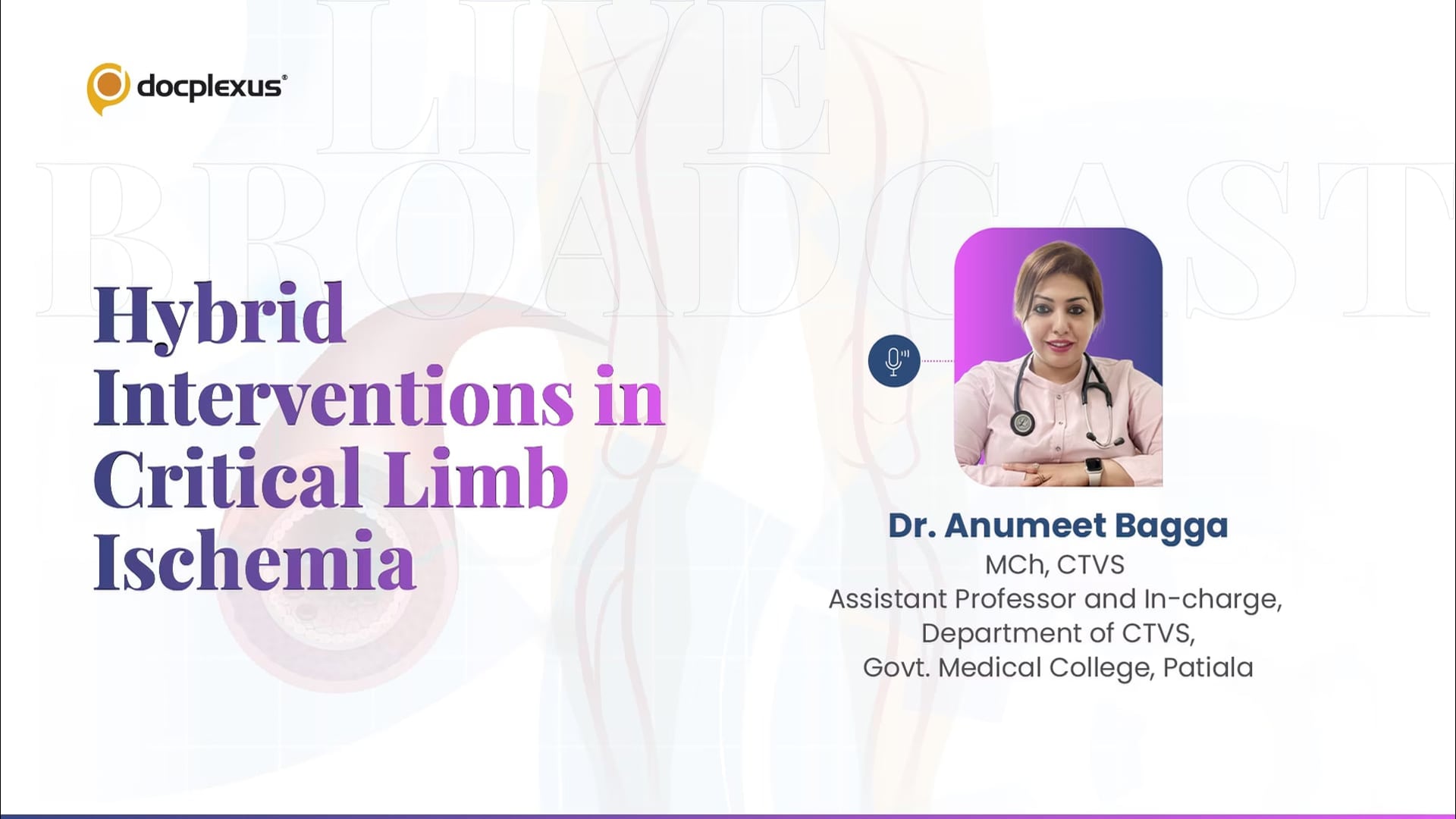 Hybrid Interventions in critical limb ischemia