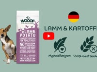 WOOOF Lamm &amp;amp; Kartoffel Hypoallergen Hundefutter ist ein komplett nat&amp;uuml;rlich gepresstes Hundefutter, speziell entwickelt f&amp;uuml;r Hunde mit Allergien oder&amp;hellip;