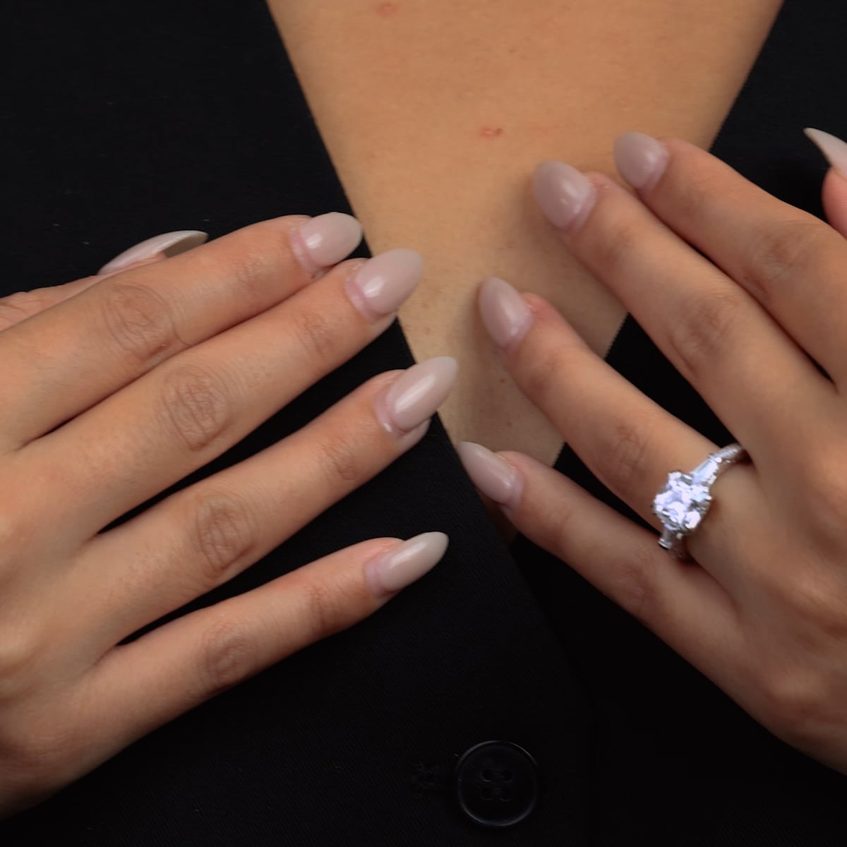 product video 2 for 3 1/2 ctw Cushion Old Mine Cut Lab Grown Diamond Lab Grown Diamond Filigree with Baguettes Side Stone Engagement Ring