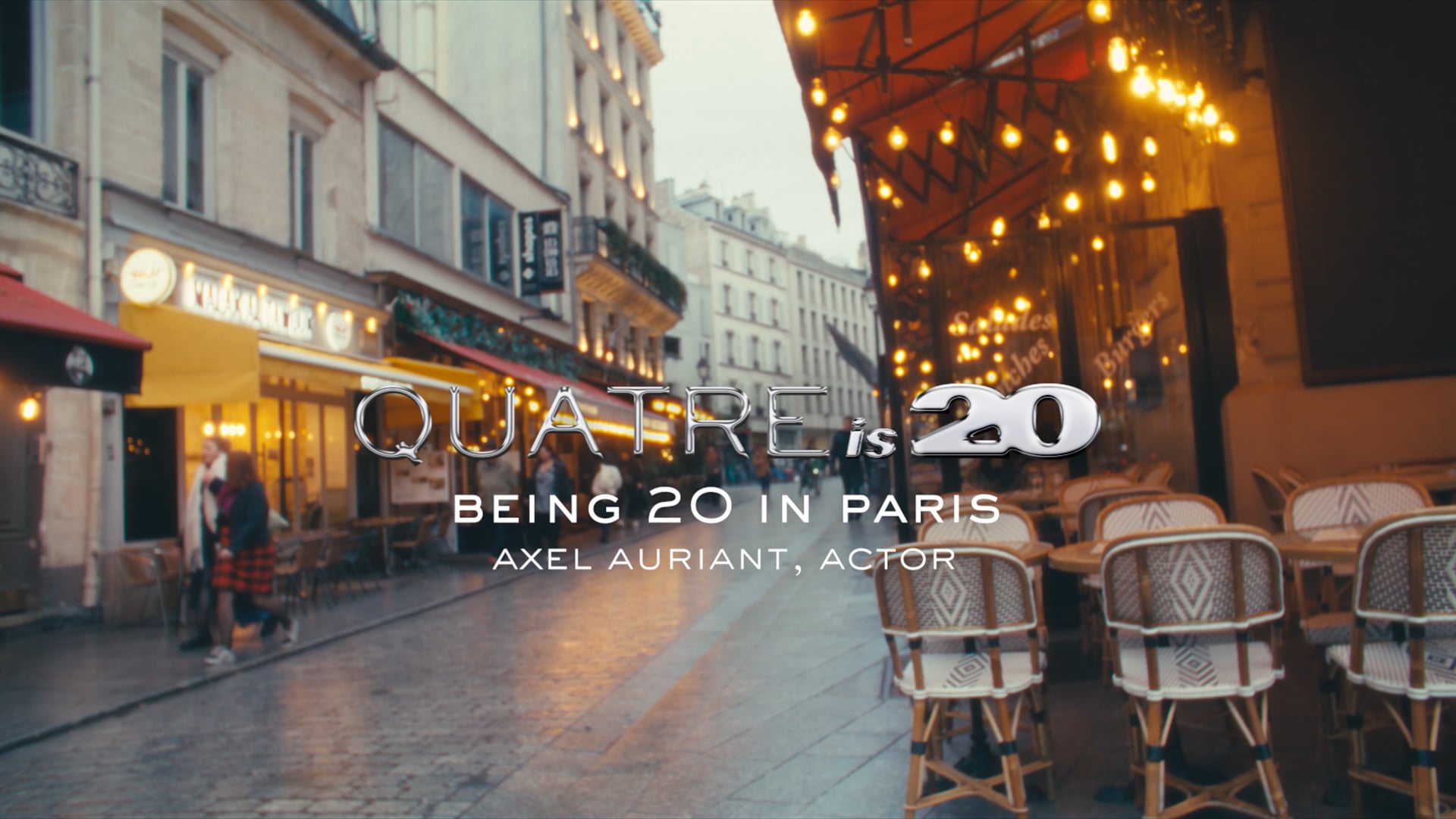 BOUCHERON - QUATRE IS 20 WITH AXEL AURIANT