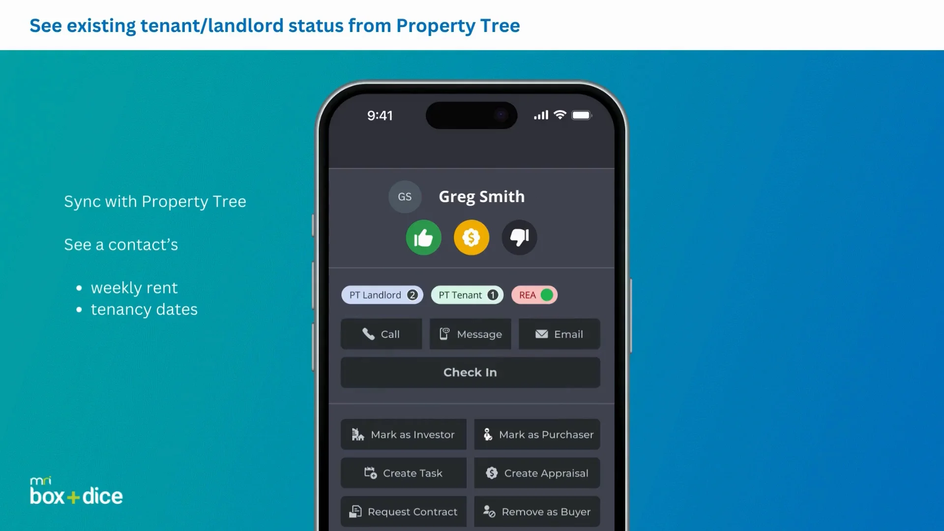 Box and dice property tree integration