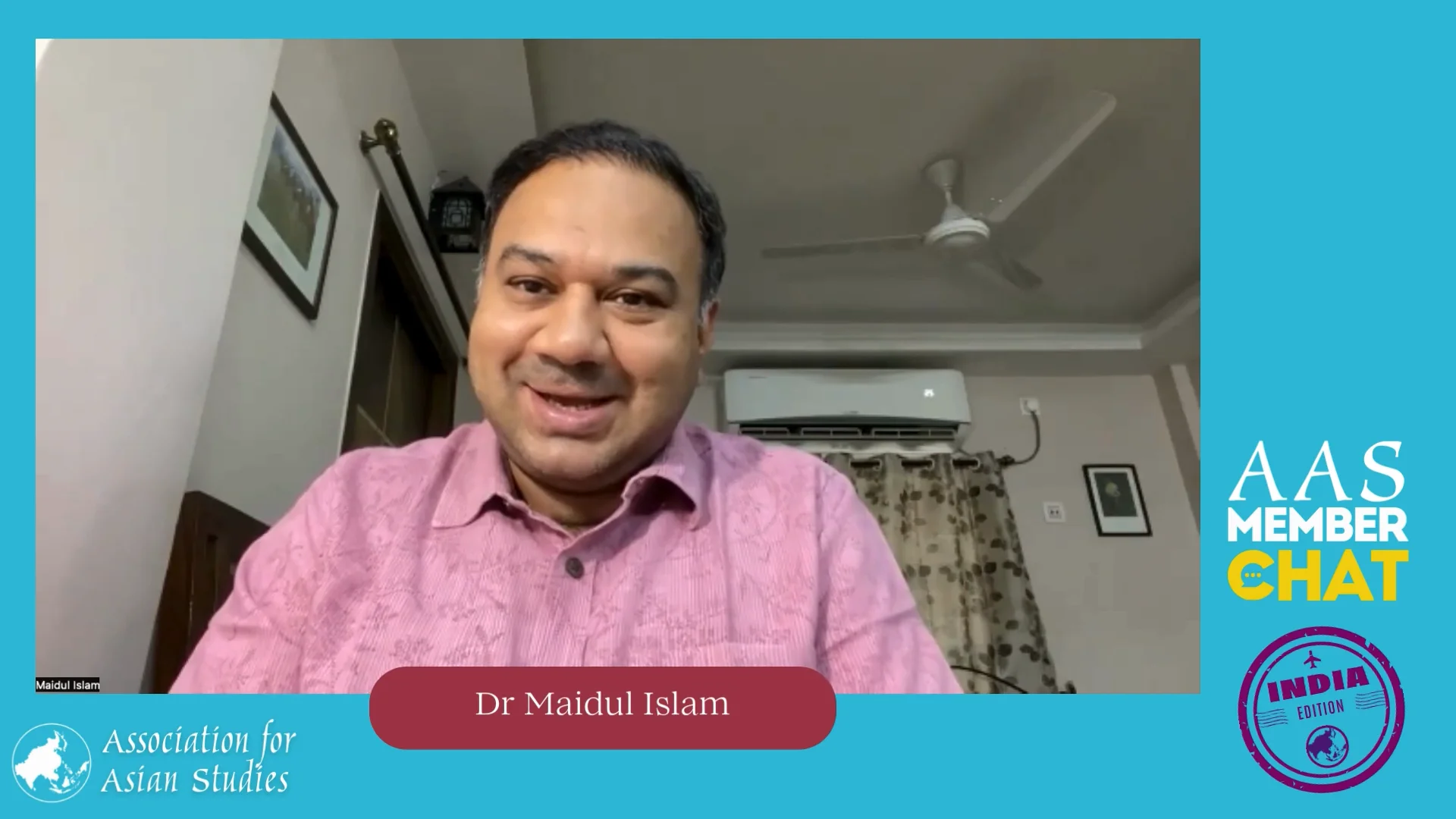 AAS Member Chat: Dr Maidul Islam