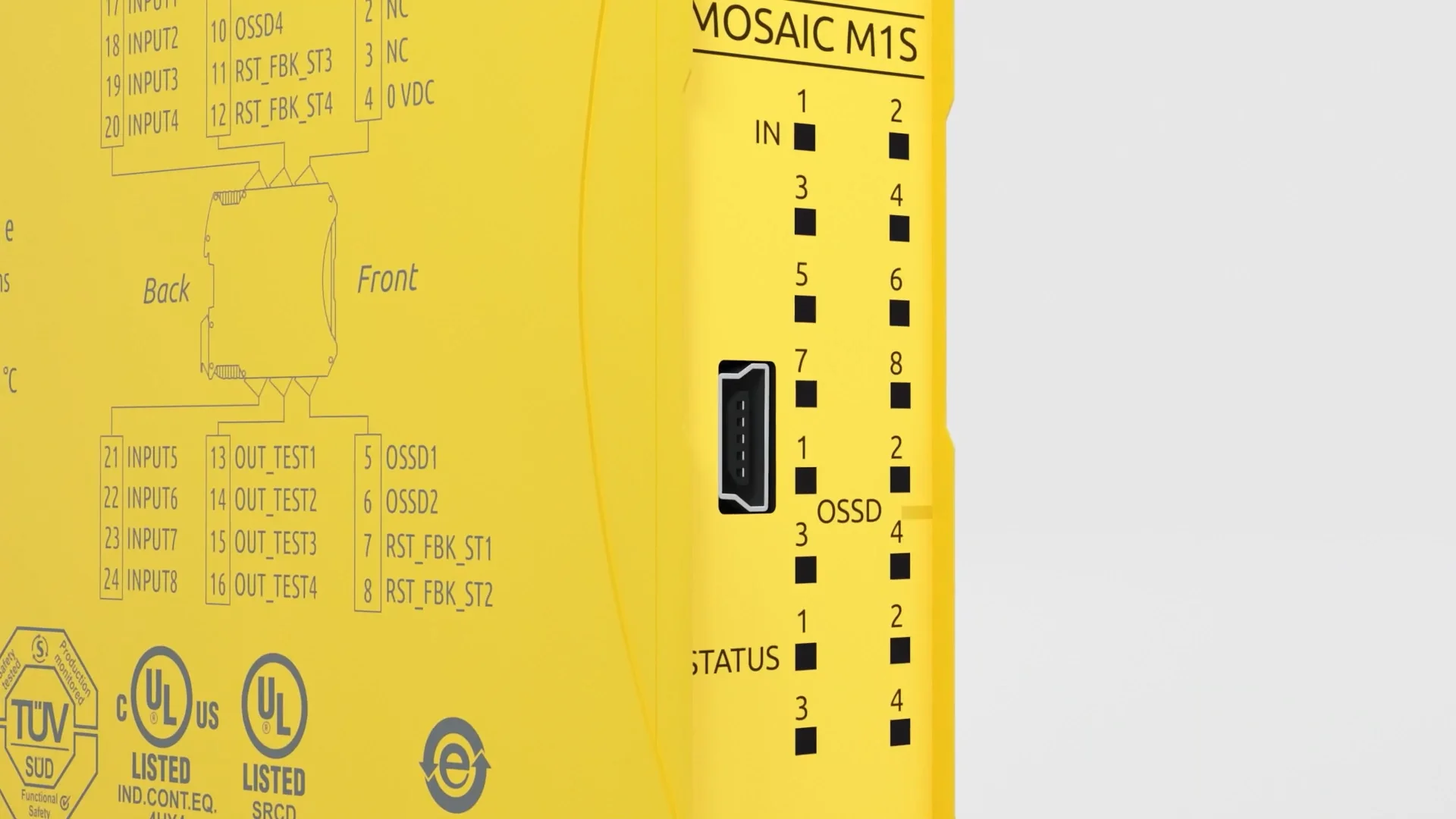 MOSAIC M1 - Safety Controller, 8 Inputs, SIL 3 | ReeR