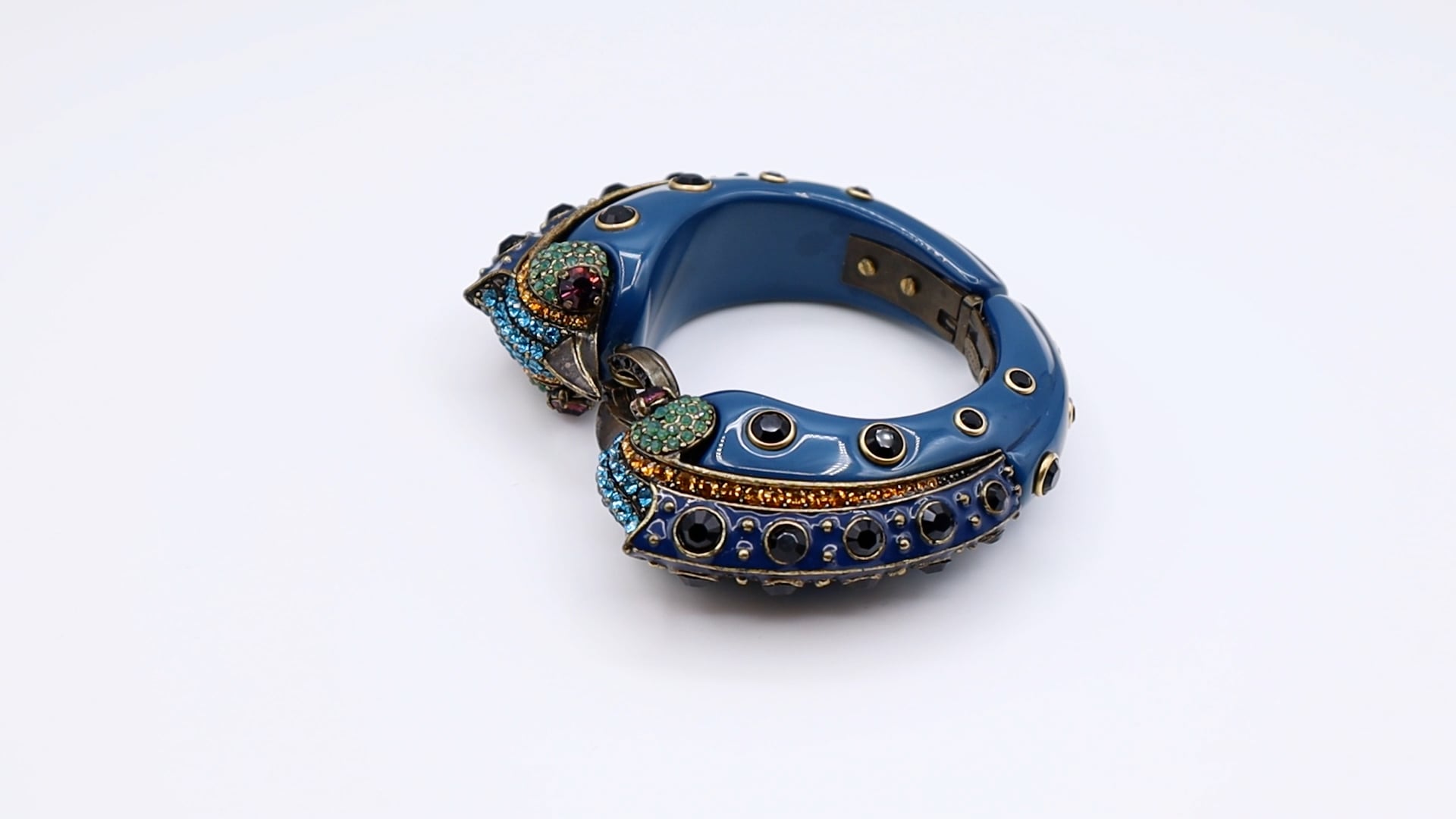 Bracelet Lanvin En Métal Argenté - Bijou Occasion, Marque De Luxe, En Bon état