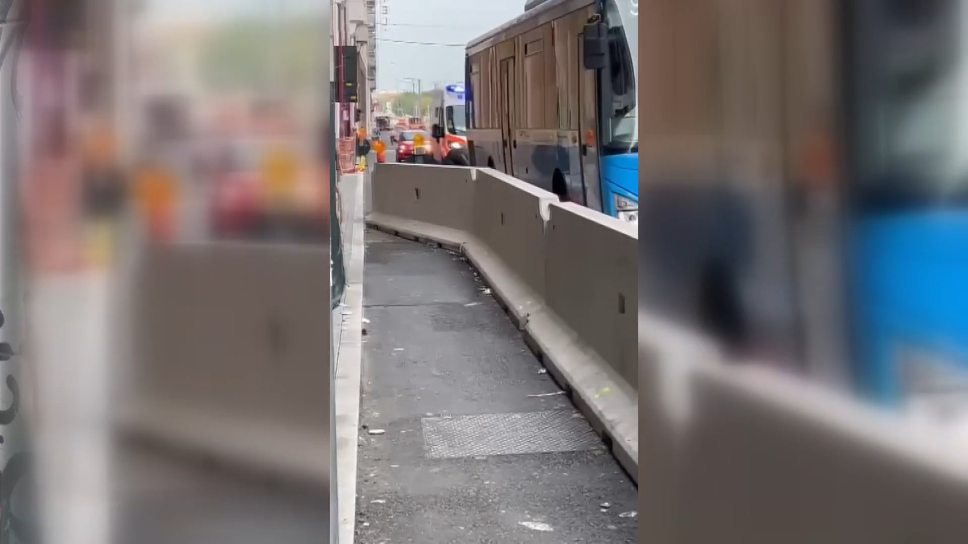 Cantieri tram in via Saffi, disagi anche per le ambulanze