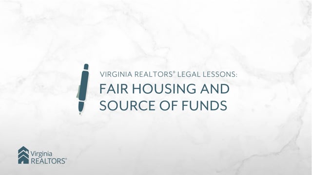 Fair Housing and Source of Funds