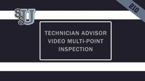 210 Technician – Advisor Video Multi-Point