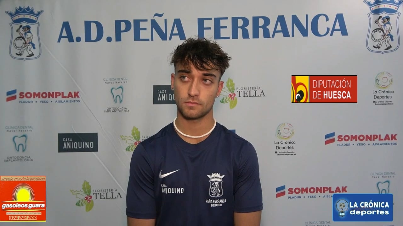 JOVER (Jugador Ferranca) Peña Ferranca Tella 2-3 Santa Anastasia / Jor. 3 - Preferente Gr 1