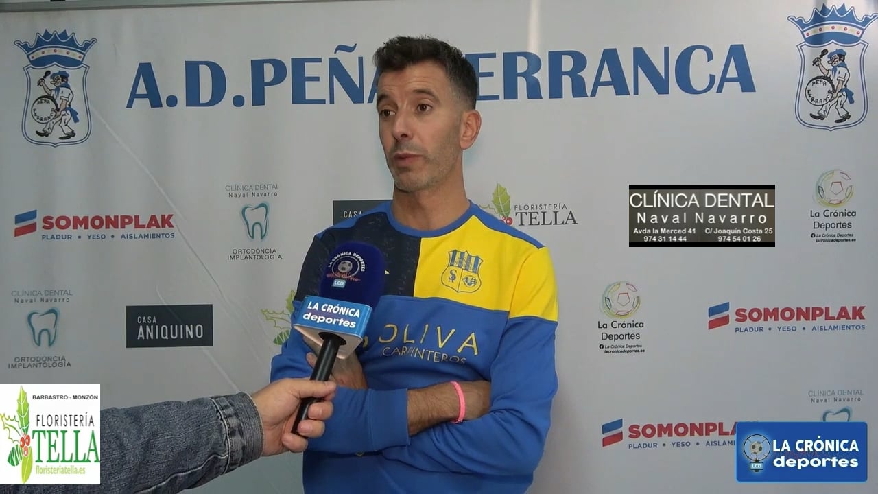 CARLOS GALLIZO (Entrenador S. Anastasia) Peña Ferranca Tella 2-3 Santa Anastasia / Jor. 3 - Preferente Gr 1