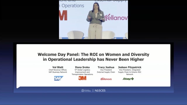 Welcome Day Panel: The ROI on Women and Diversity in Operational Leadership has Never Been Higher