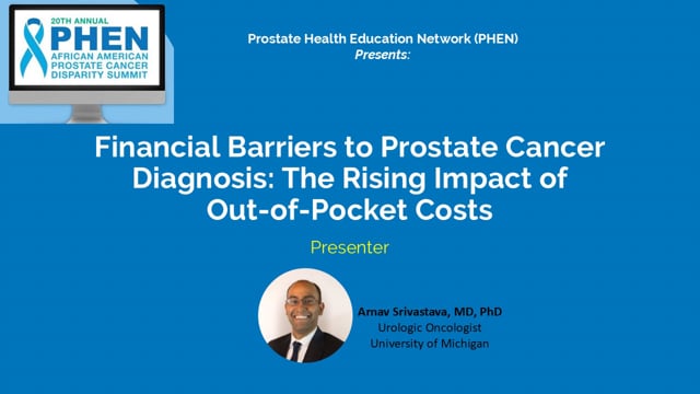 Financial Barriers to Prostate Cancer Diagnosis: The Rising Impact of Out-of-Pocket Costs