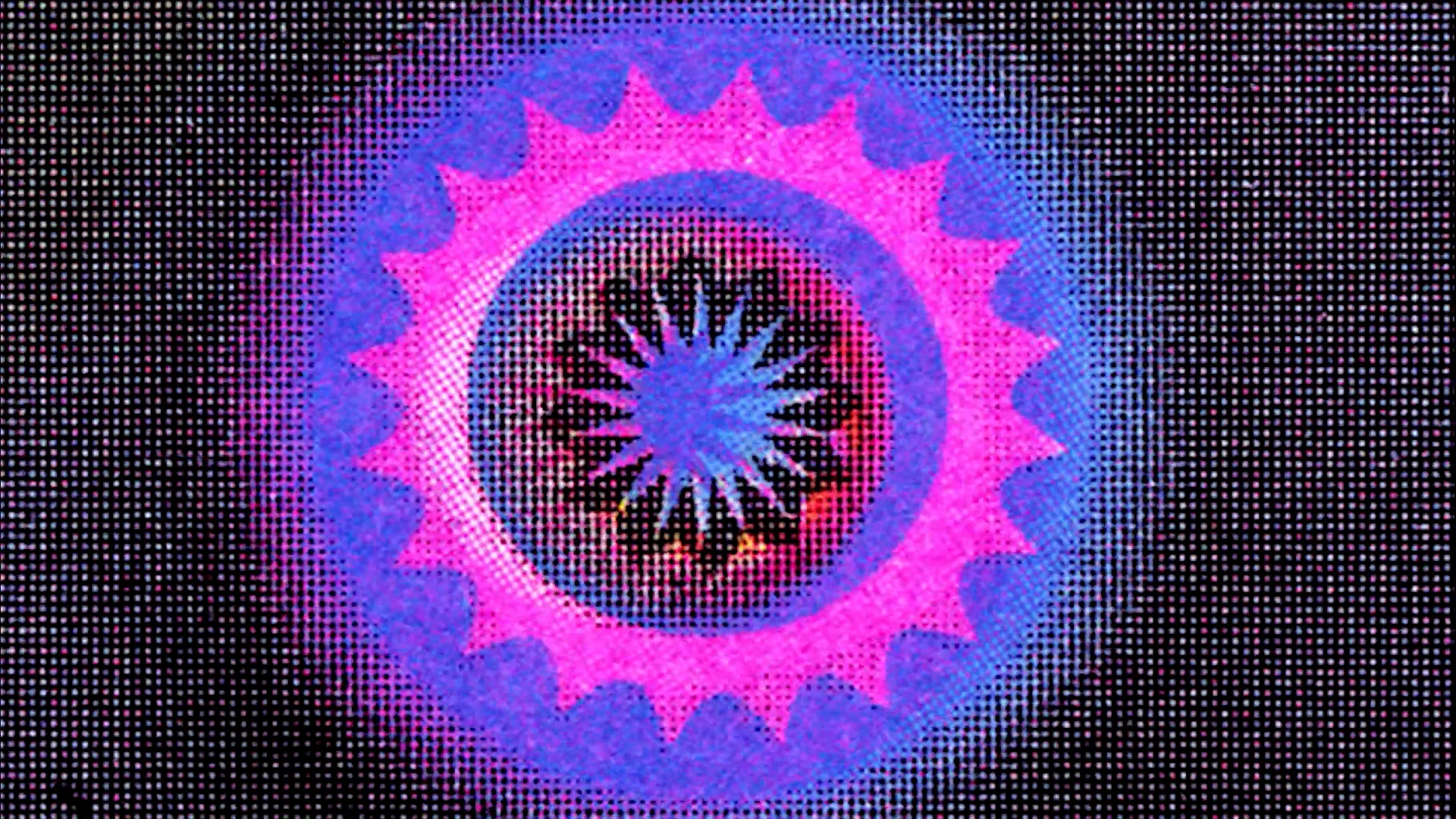 Riso print animation abstract patterns