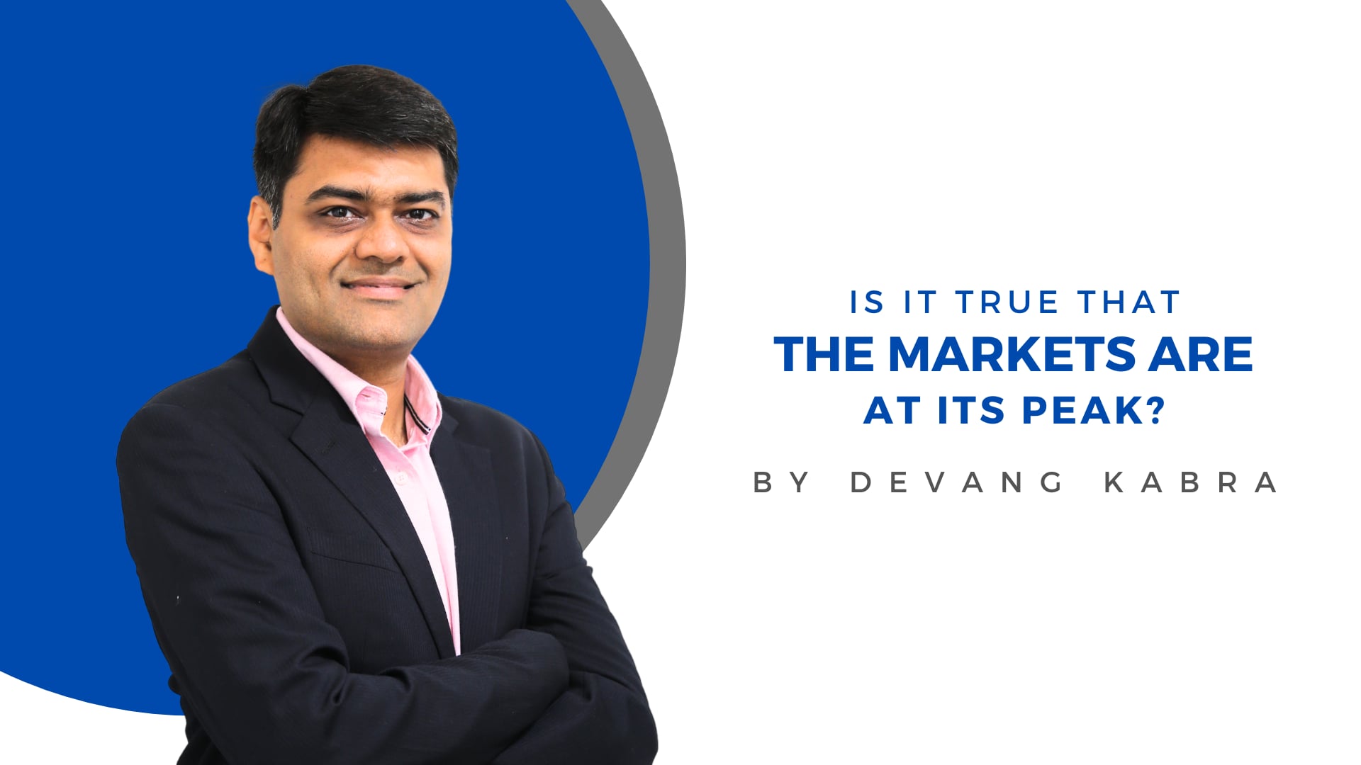 Are the Markets at its PEAK?