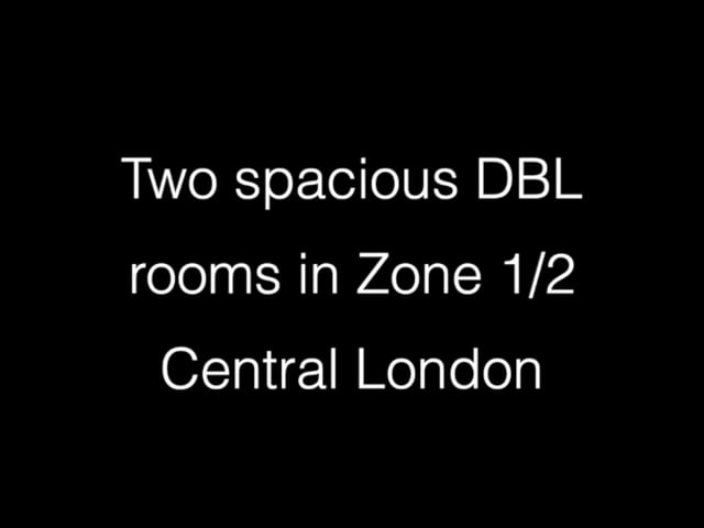 Spacious DBL room in Zone 1/2 (short lets) Main Photo