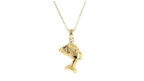 10kt Yellow Gold Nefertiti Pendant